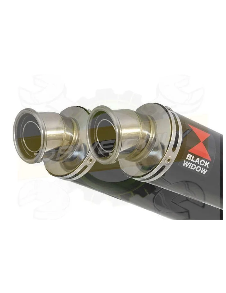 XJ400 XJ 400 S N Diversion 4-2 Ligne complètes & Rond Noir Silencieux En Inox 350mm