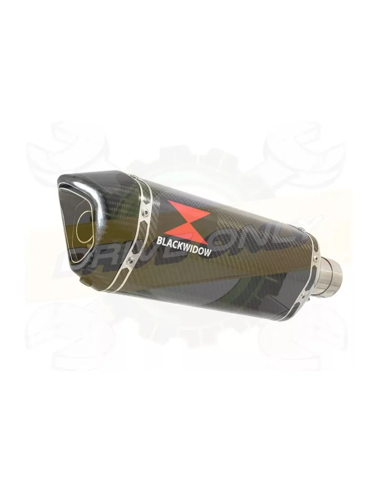 R6 1998-2002 Silencieux Kit & Silencieux Hexagonale En Carbone 300mm