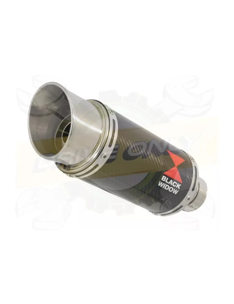 R6 1998-2002 Silencieux Kit & Silencieux Rond En Carbone 200mm