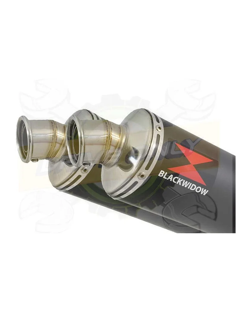 XJ900 S Diversion 4-2 Silencieux Kit & Silencieux Rond Noir En Inox 300mm
