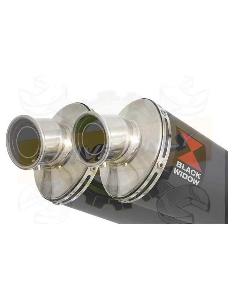 XJ900 S Diversion 4-2 Silencieux Kit & Silencieux Ovale Noir En Inox 230mm