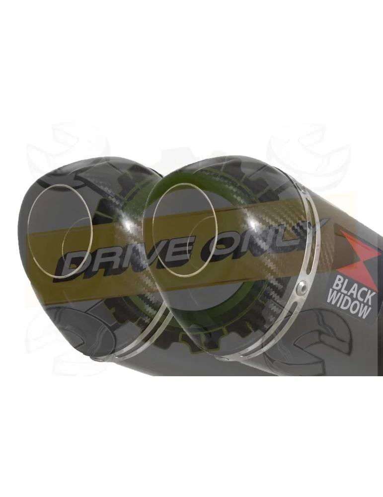 V-MAX 1200 VMAX1200 Ligne complète & Silencieux Ovale En Carbone 200mm