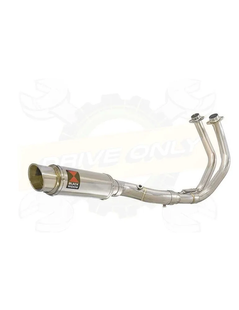 Tracer 700 2014 - 2019 Passage Bas Décatalyseur Ligne complète & Silencieux Rond GP Style En Inox 230mm