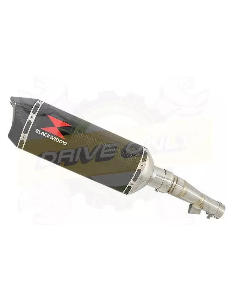 Honda NC 700 S (RC61) 2012-2014 Kit Silencieux: Silencieux Hexagonal Carbone 300mm