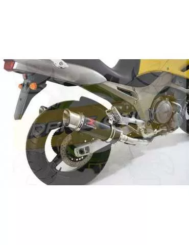TDM 900 2-2 Ligne complète & Silencieux Rond GP Style Noir En Inox 360mm