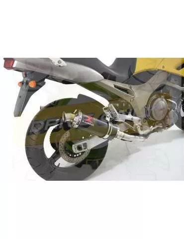 TDM 900 2-2 Ligne complète & Silencieux Rond Noir En Inox 300mm