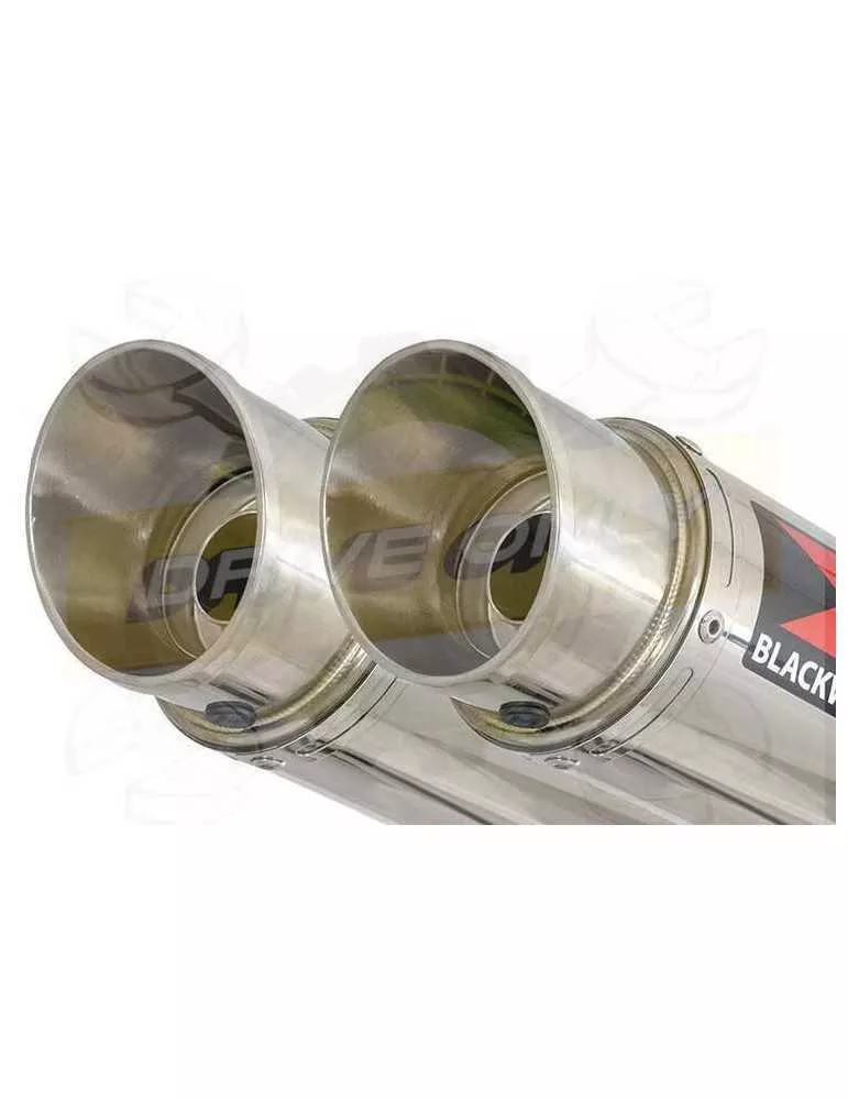TDM 900 2-2 Ligne complète & Silencieux Rond GP Style En Inox 360mm