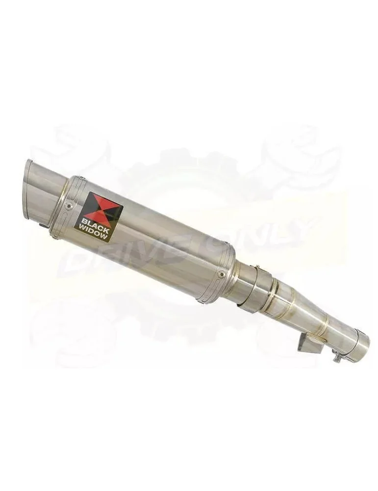 Honda NC 700 S (RC61) 2012-2014 Kit Silencieux: Silencieux Rond GP Style Inox 230mm