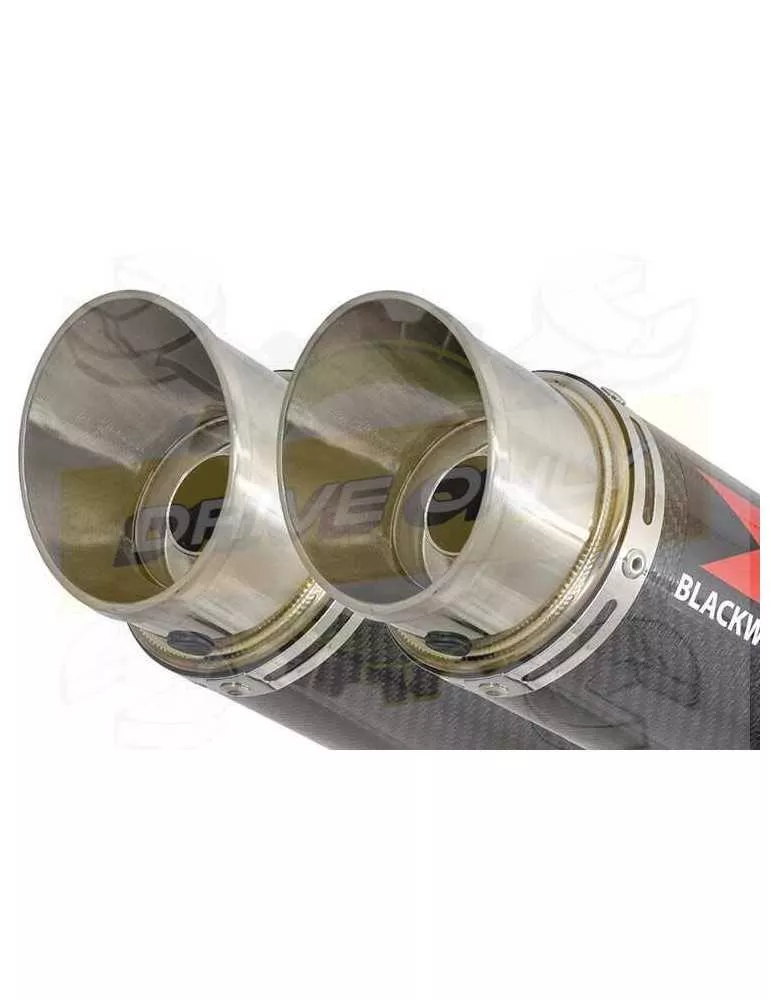TDM 900 2-2 Ligne complète & Silencieux GP Rond En Carbone 360mm