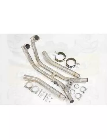 TDM 900 2-2 Ligne complète & Silencieux GP Rond En Carbone + Canule en Titane 230mm