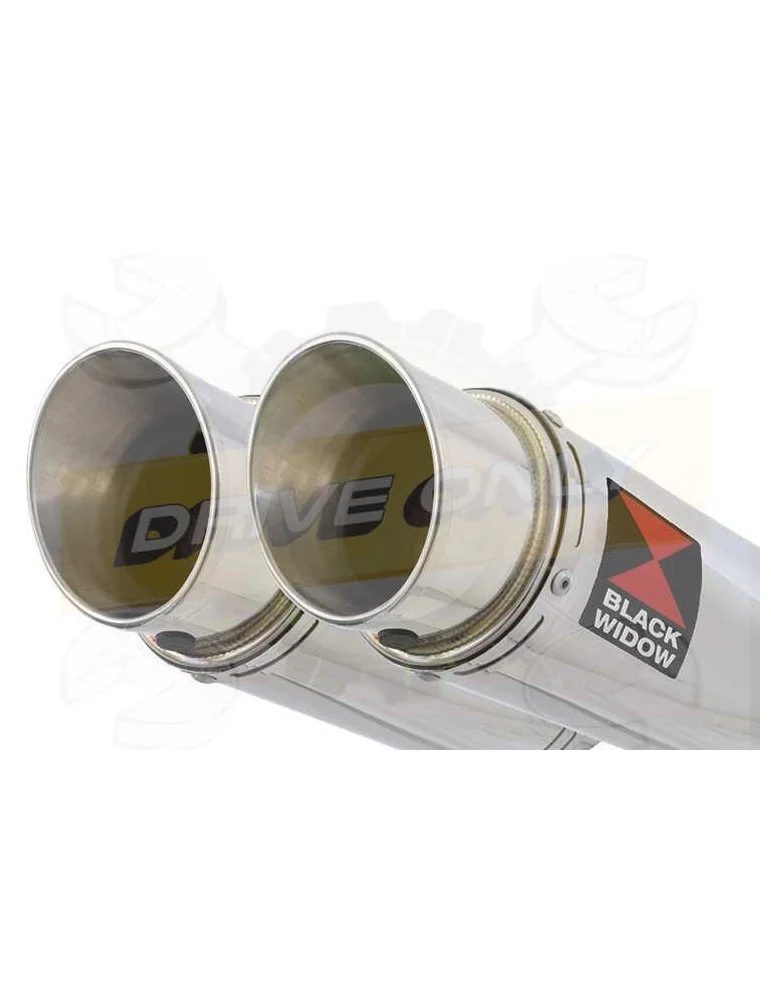 TDM 900 2-2 Ligne complète & Silencieux Rond En Inox 200mm