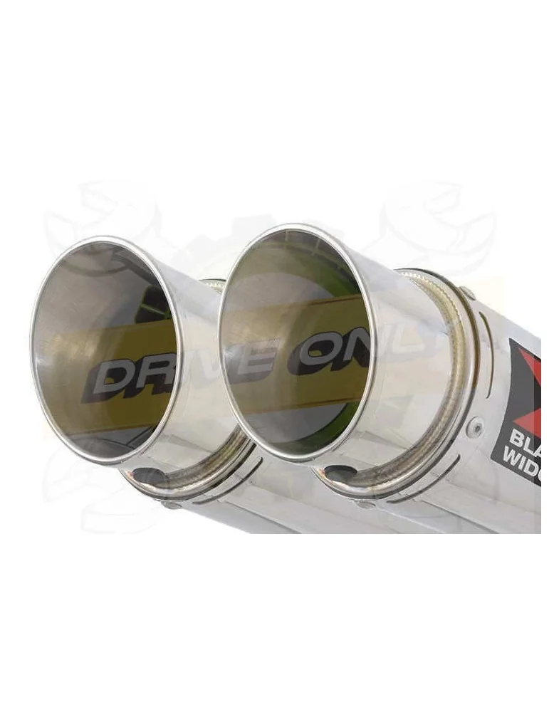 TDM 900 2-2 Silencieux Kit & Silencieux Rond GP Style En Inox 350mm