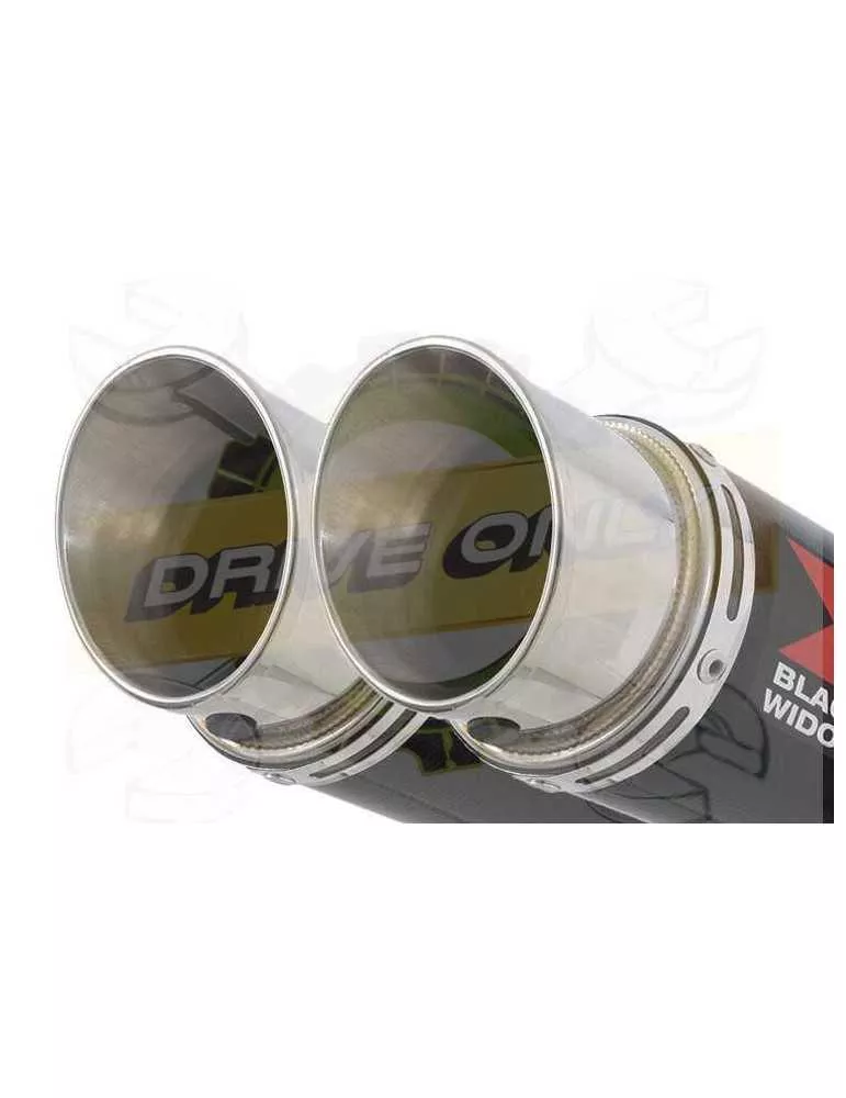 TDM 900 2-2 Silencieux Kit & Silencieux GP Rond En Carbone 350mm