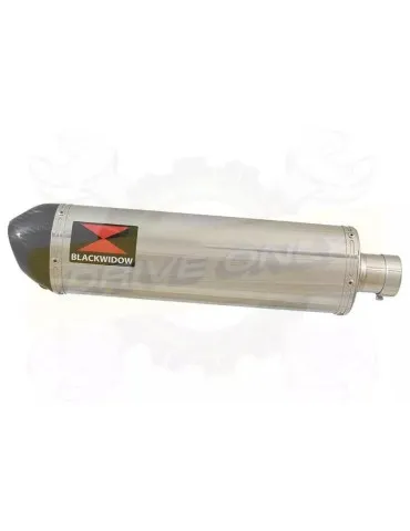 YAMAHA TDM 850 4EP / 3VD 1991 - 2001 2-1 Ligne complète & Silencieux Ovale En Inox + Canule en Carbone 400mm