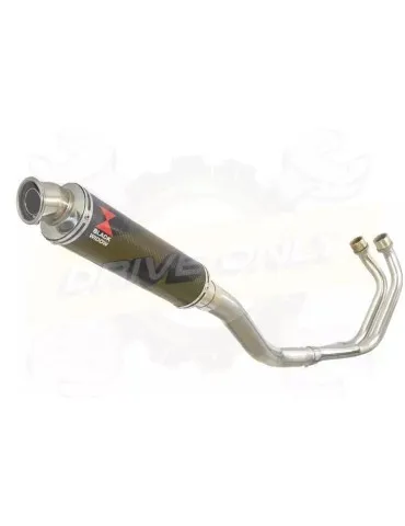 YAMAHA TDM 850 4EP / 3VD 1991 - 2001 2-1 Ligne complète & Silencieux Rond En Carbone 350mm