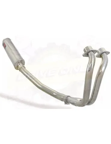 YAMAHA TDM 850 4EP / 3VD 1991 - 2001 2-1 Ligne complète & Silencieux Ovale En Inox 400mm