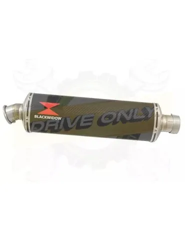 YAMAHA TDM 850 4EP / 3VD 1991 - 2001 2-1 Ligne complète & Silencieux Ovale En Carbone 400mm