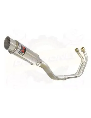 YAMAHA TDM 850 4EP / 3VD 1991 - 2001 2-1 Ligne complète & Silencieux Rond GP Style En Inox 350mm