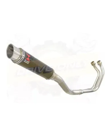 YAMAHA TDM 850 4EP / 3VD 1991 - 2001 2-1 Ligne complète & Silencieux GP Rond En Carbone 350mm