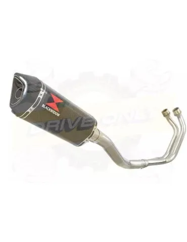 YAMAHA TDM 850 4EP / 3VD 1991 - 2001 2-1 Ligne complète & Silencieux Hexagonale En Carbone 300mm