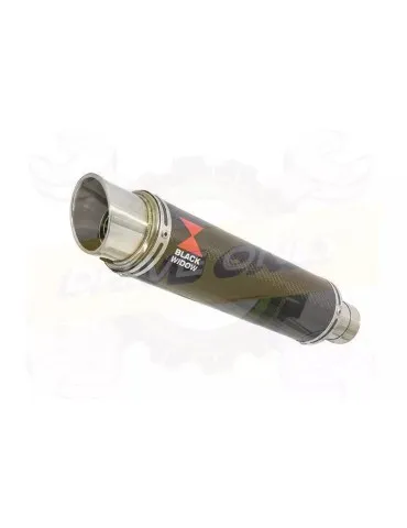 YAMAHA TDM 850 4EP / 3VD 1991 - 2001 2-1 Tube de raccord et Silencieux GP Rond En Carbone 350mm
