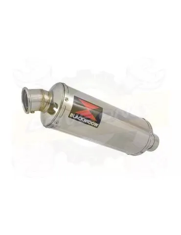 YAMAHA TDM 850 4EP / 3VD 1991 - 2001 2-1 Tube de raccord et Silencieux Rond En Inox 300mm