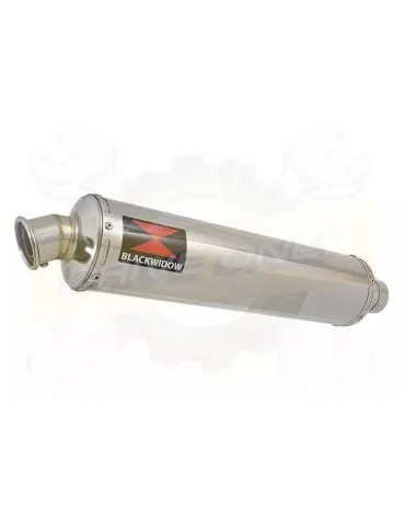 YAMAHA TDM 850 4EP / 3VD 1991 - 2001 2-1 Tube de raccord et Silencieux Rond En Inox 400mm