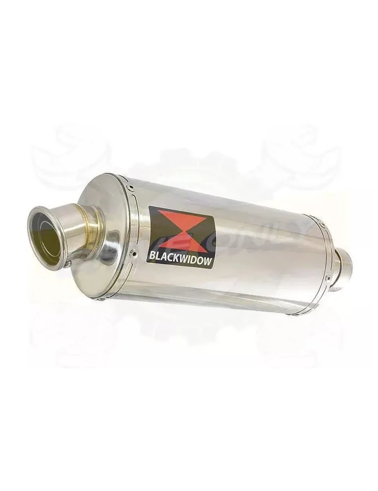 YAMAHA TDM 850 4EP / 3VD 1991 - 2001 2-1 Tube de raccord et Silencieux Ovale En Inox 300mm