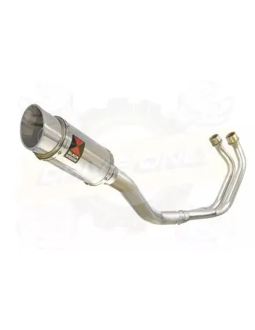 YAMAHA TDM 850 4EP / 3VD 1991 - 2001 2-1 Ligne complète & Silencieux Rond En Inox 200mm