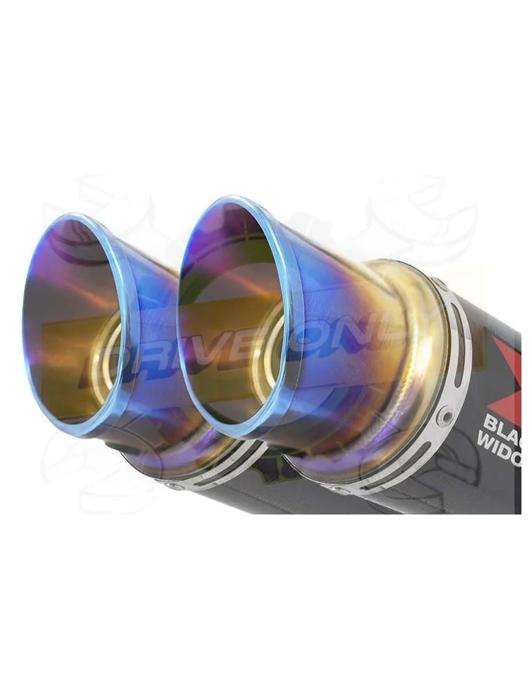 TDM 900 2-2 Silencieux Kit & Silencieux GP Rond En Carbone 230mm