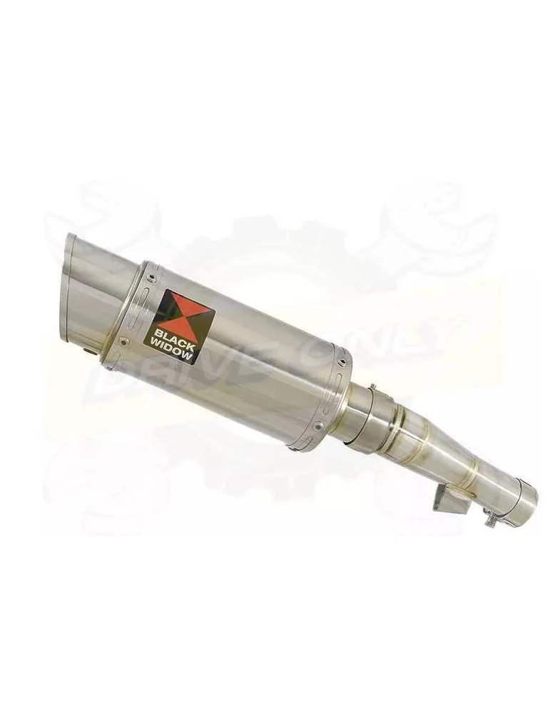 Honda NC 700 S (RC61) 2012-2014 Kit Silencieux: Silencieux Rond Inox 200mm