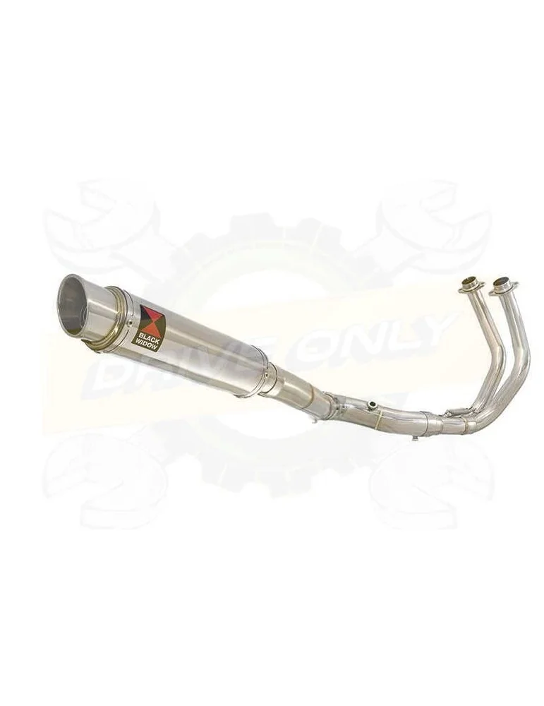 XSR700 XSR 700 2015 -2019 2-1 Décatalyseur Ligne complète & Silencieux Rond GP Style En Inox 350mm