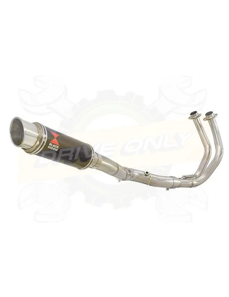 XSR700 XSR 700 Passage Haut 2015 2016 2017 2-1 Décatalyseur Ligne complète & Silencieux GP Rond En Carbone 230mm