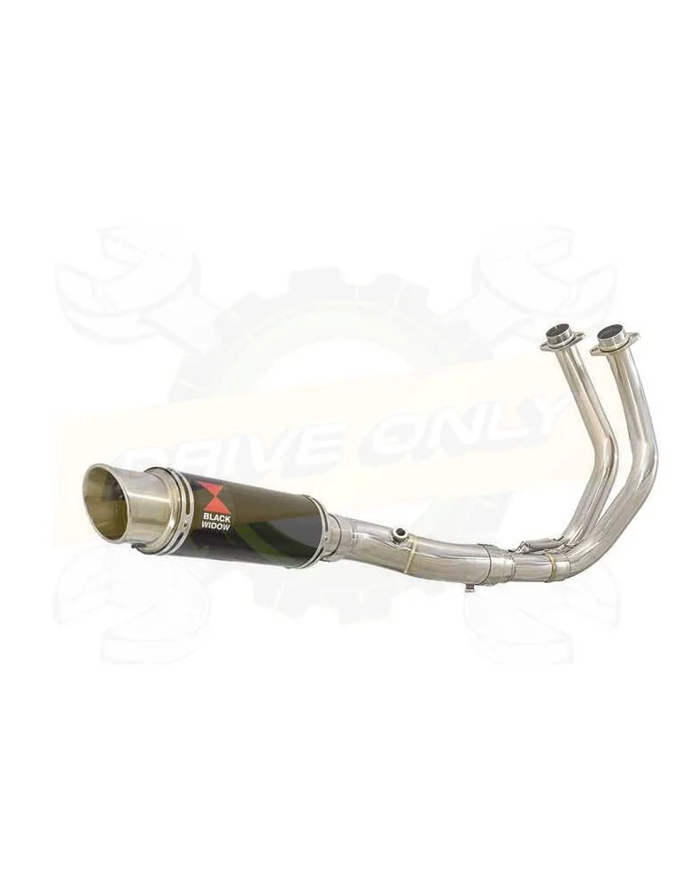 XSR700 XSR 700 2015 -2019 Passage Bas Décatalyseur Ligne complète & Silencieux Rond GP Style Noir En Inox 230mm