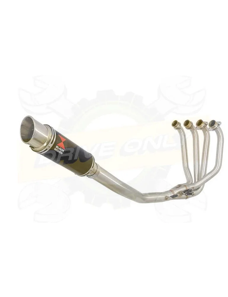 ZRX1100 ZRX 1100 Ligne complète & Silencieux Rond GP Style Noir En Inox 230mm