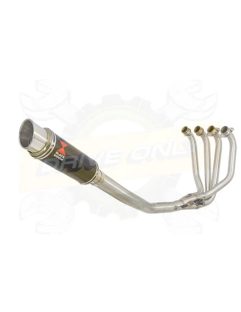 ZRX1100 ZRX 1100 Ligne complète & Silencieux GP Rond En Carbone + Canule en Titane 230mm