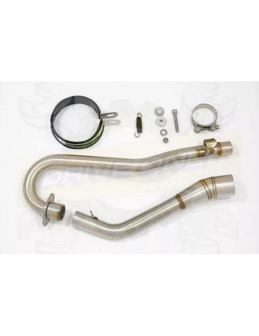 XR125 XR125L 2003-2010 Ligne complète & Silencieux  Rond Noir En Inox 400mm