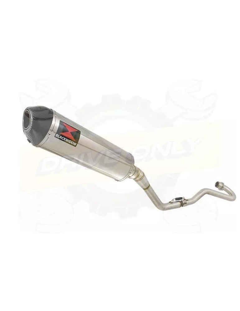 XR125 XR125L 2003-2010 Ligne complète & Silencieux Ovale En Inox + Carbone 400mm