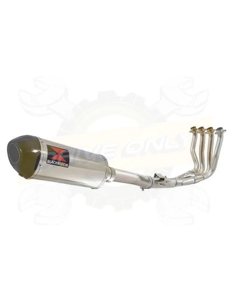 FZ-1N FZ-1 N Ligne complète & Silencieux Ovale En Inox + Canule En Carbone 300mm