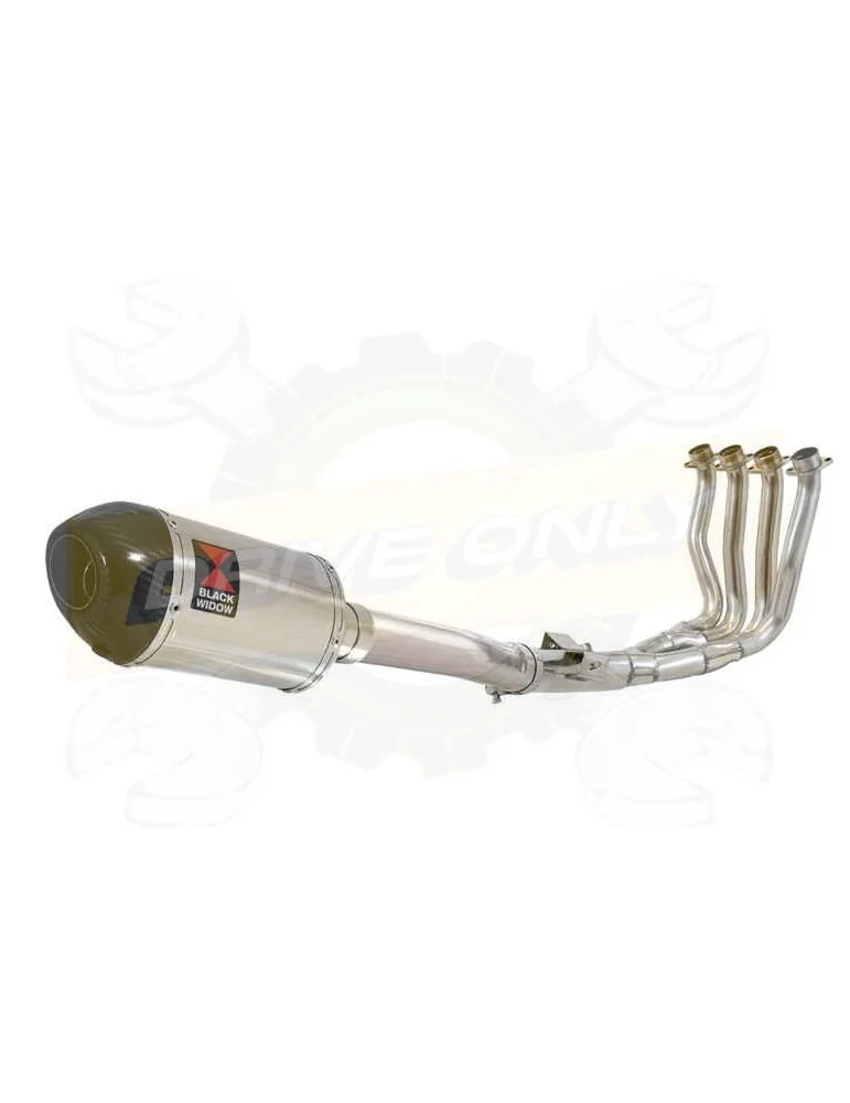 FZ-1N FZ-1 N Ligne complète & Silencieux Ovale En Inox + Canule En Carbone 200mm