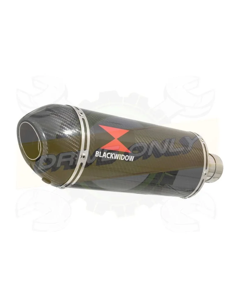 FZ-1N FZ-1 N exhaust tube de raccord et Ovale En Carbone Silencieux + Carbon Tip 300mm