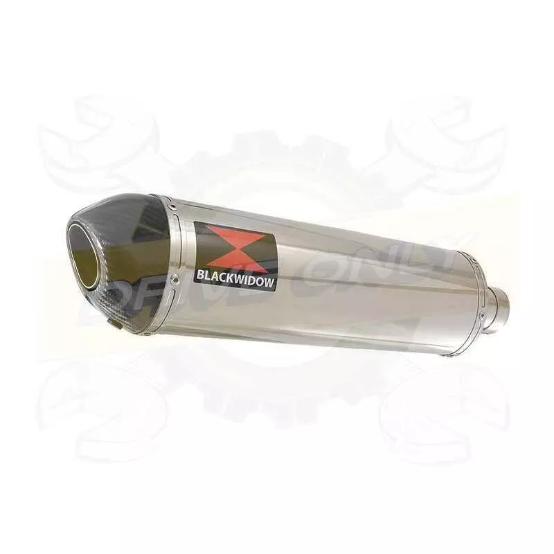 NTV600 NTV650 REVERE 1988-1998 Ligne complète & Silencieux Ovale En Inox + Carbone Tip 400mm