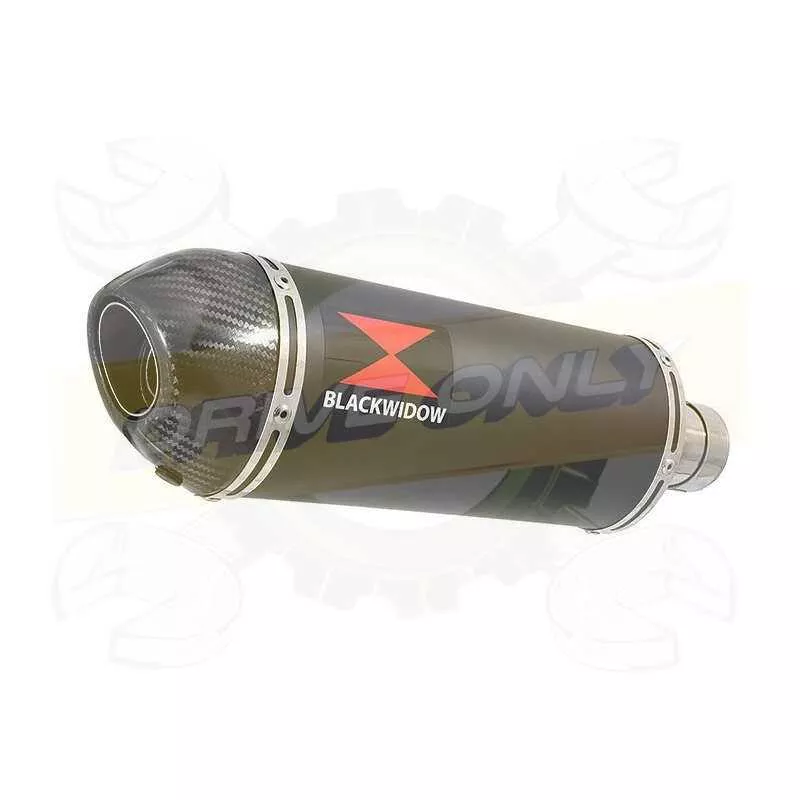 NTV600 NTV650 REVERE 1988-1998 Ligne complète & Silencieux Ovale En Carbone + Carbone Tip 400mm