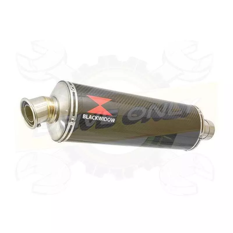 NTV600 NTV650 REVERE 1988-1998 Ligne complète & Silencieux Ovale En Carbone 400mm
