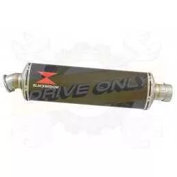 NTV600 NTV650 REVERE 1988-1998 Ligne complète & Silencieux Ovale En Carbone 400mm