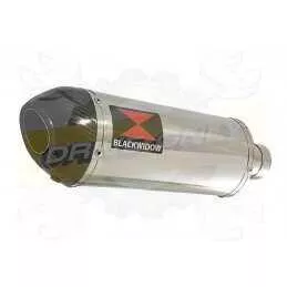 NTV600 NTV650 REVERE 1988-1998 Ligne complète & Silencieux Ovale En Inox + Carbone Tip 300mm