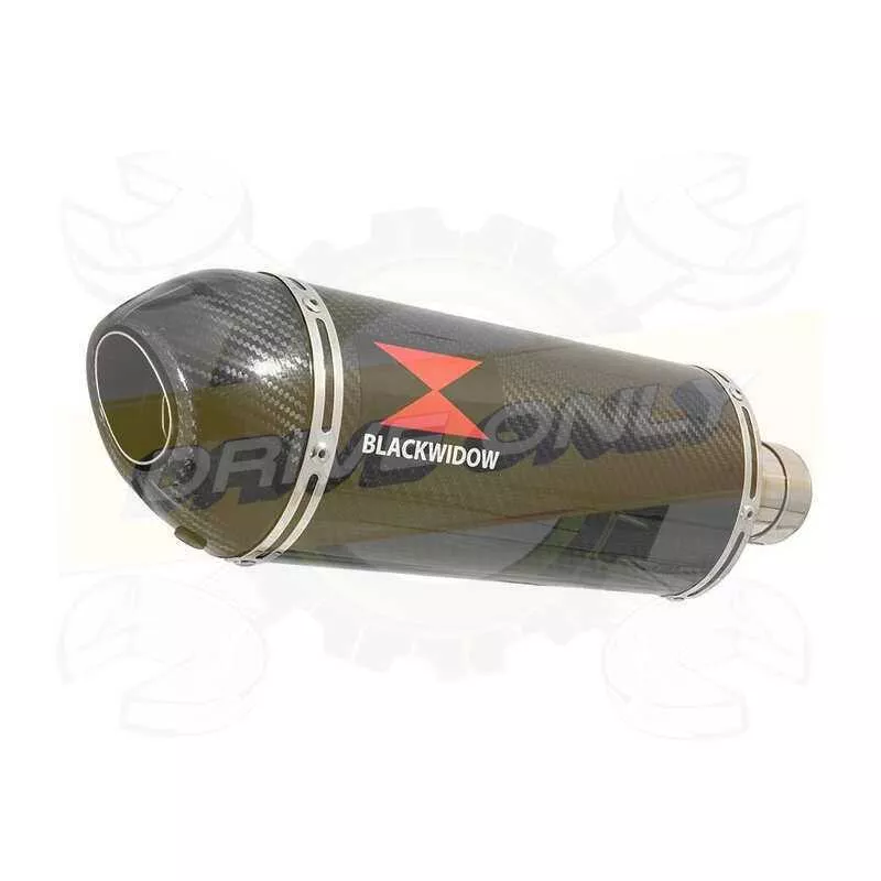 NTV600 NTV650 REVERE 1988-1998 Ligne complète & Silencieux Ovale En Carbone + Carbone Tip 300mm