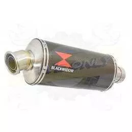 NTV600 NTV650 REVERE 1988-1998 Ligne complète & Silencieux Ovale En Carbone 300mm