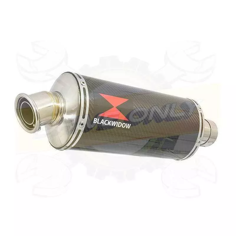 NTV600 NTV650 REVERE 1988-1998 Ligne complète & Silencieux Ovale En Carbone 300mm