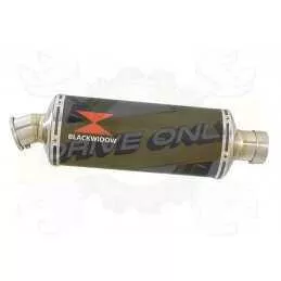 NTV600 NTV650 REVERE 1988-1998 Ligne complète & Silencieux Ovale En Carbone 300mm